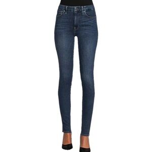 Good American Good Legs Skinny Jeans Blue 004 Dark Wash - 6/27